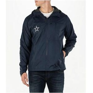 Nike Dallas Cowboys NFL Zip Winger Jacket Navy - Medium